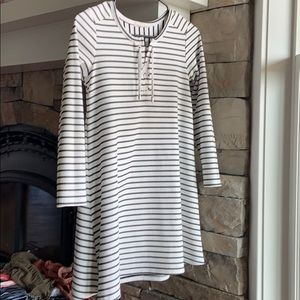 Black and white dress